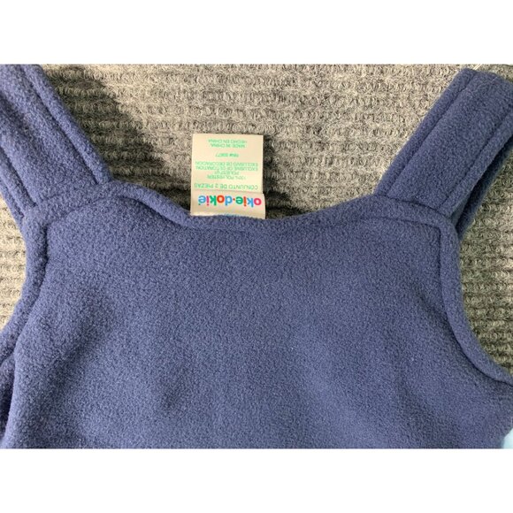 Okie Dokie Boys Infant Baby 3 6 months Fleece Bib Overall Sack Touchdown 83 Lege - Picture 5 of 6